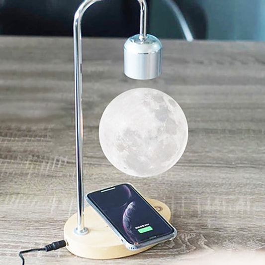 LED Moon Wireless Mobile Phone Charging Night Lights